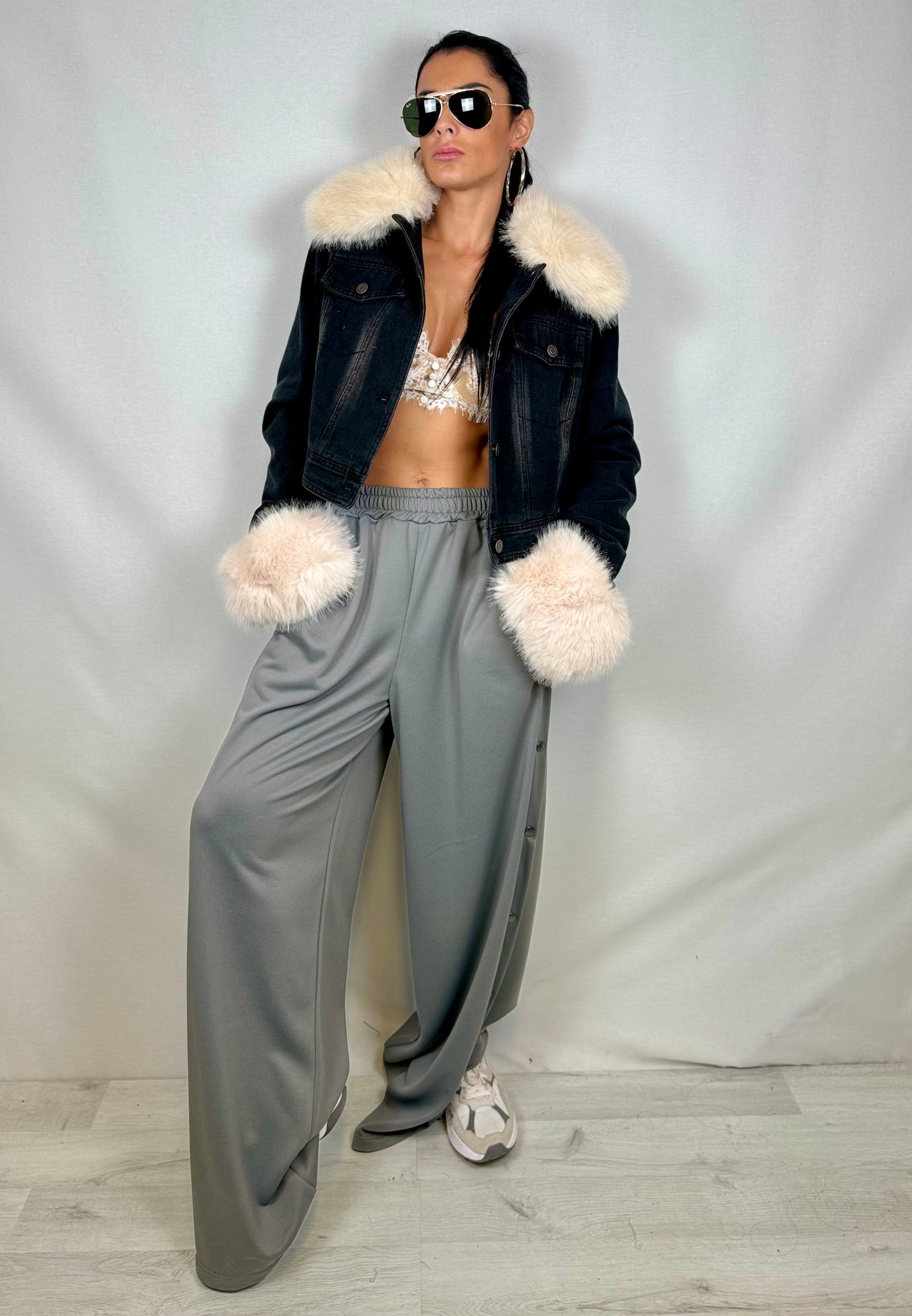 Pantalone OVER GREY
