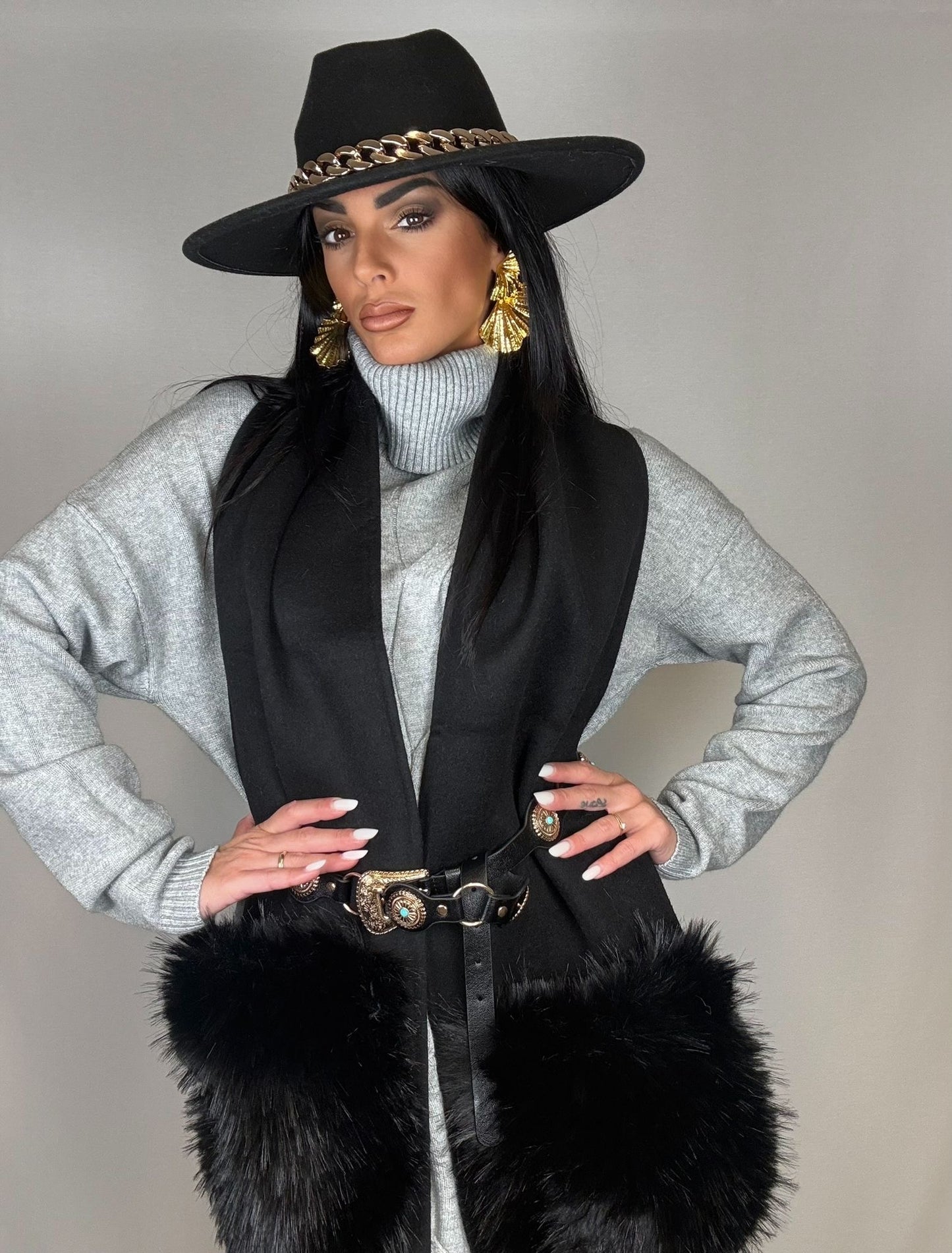 Maxi dolcevita grey