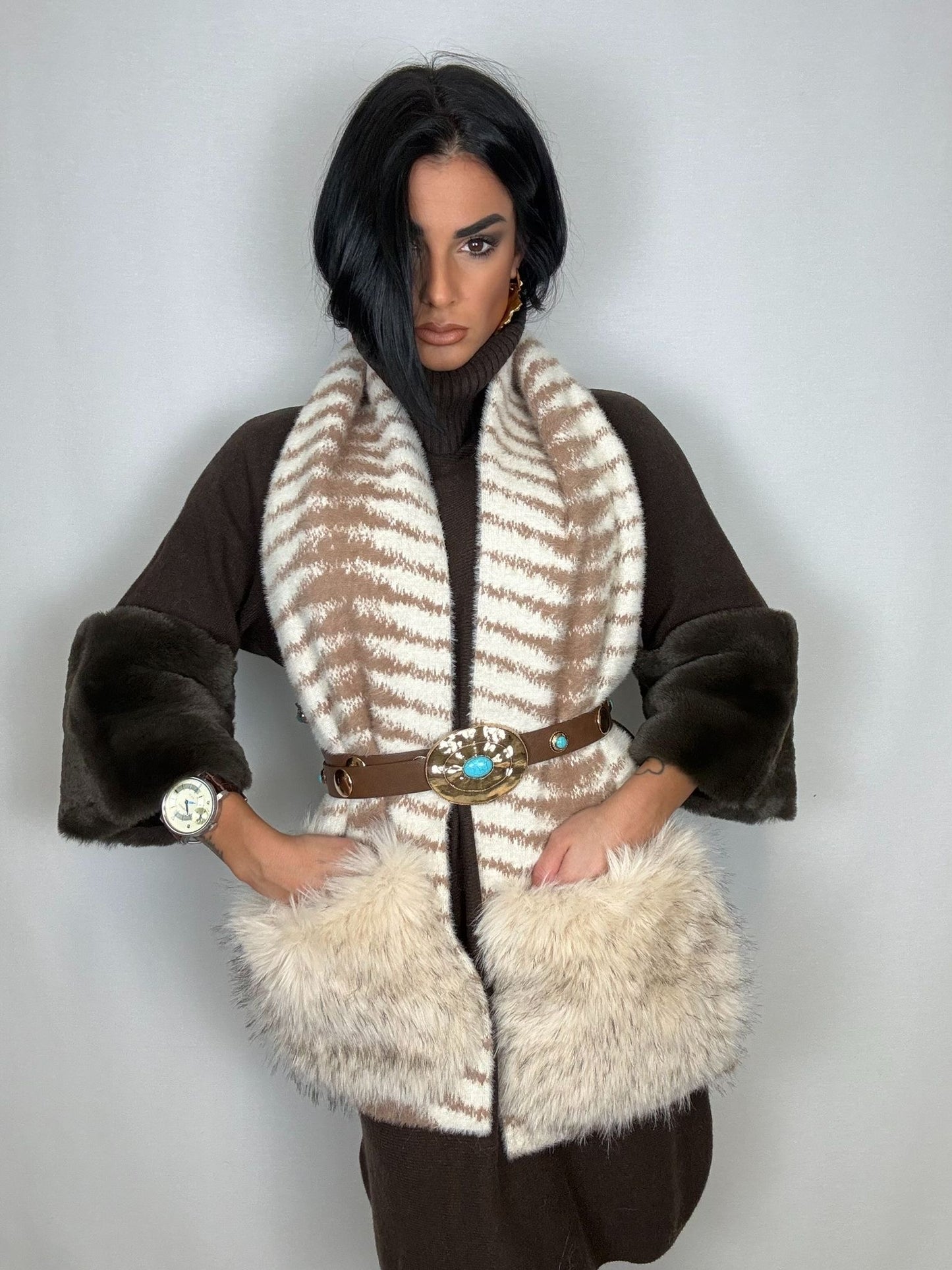 Maxi maglione-Abito