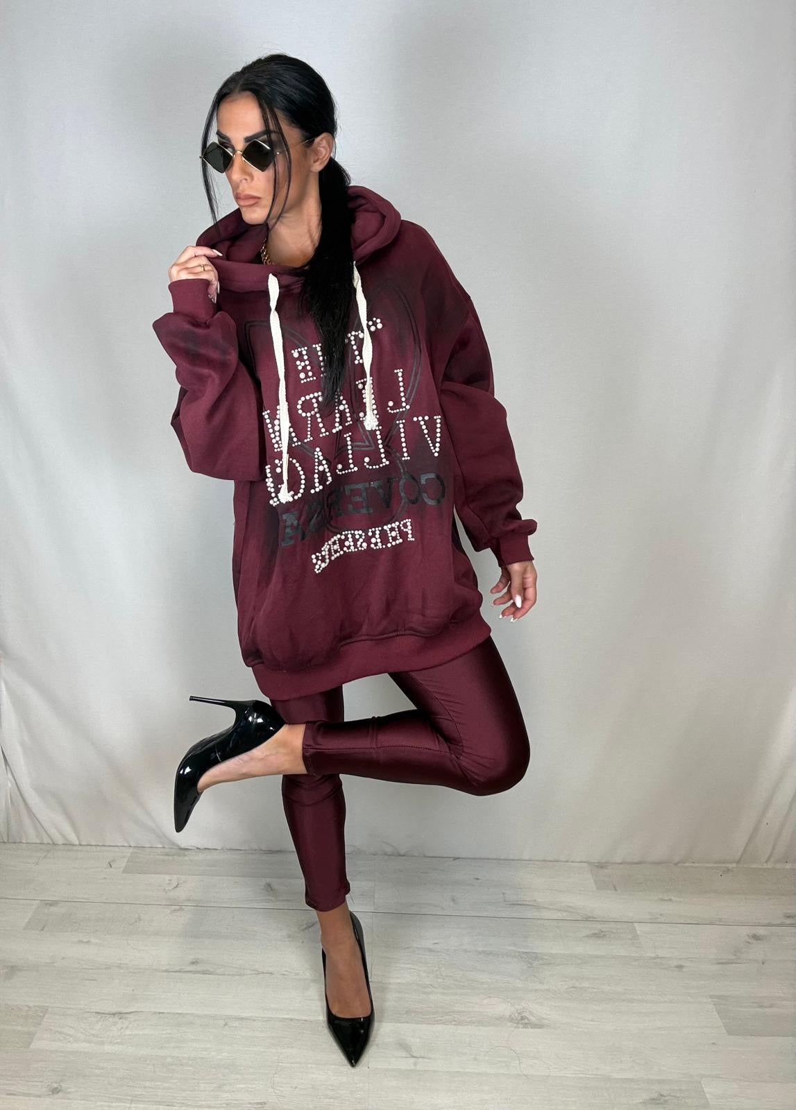 Leggins bordeaux
