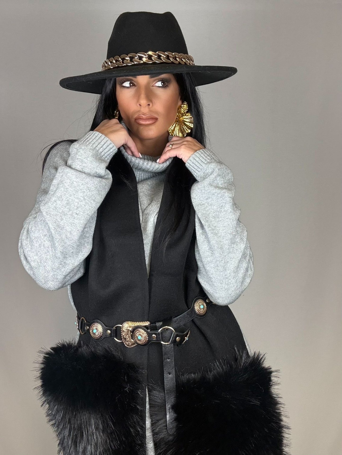 Maxi dolcevita grey