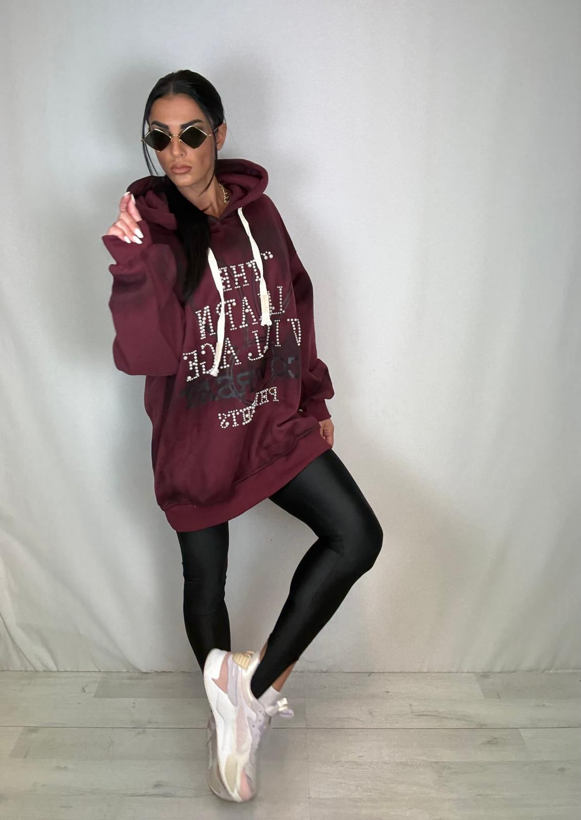 Leggins in Lycra con staffa