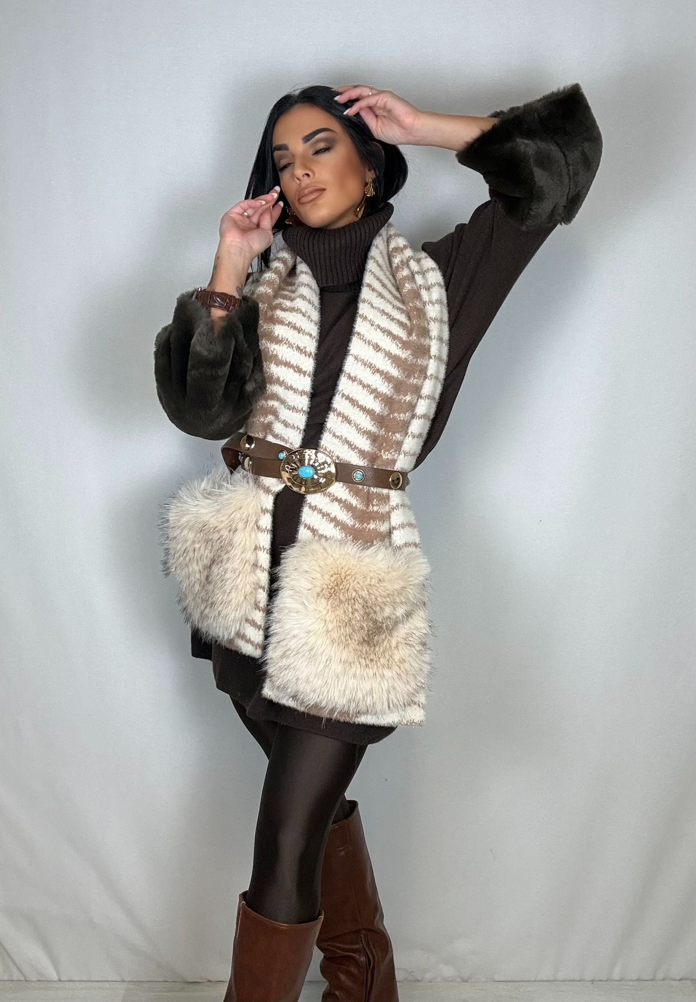 Maxi maglione-Abito