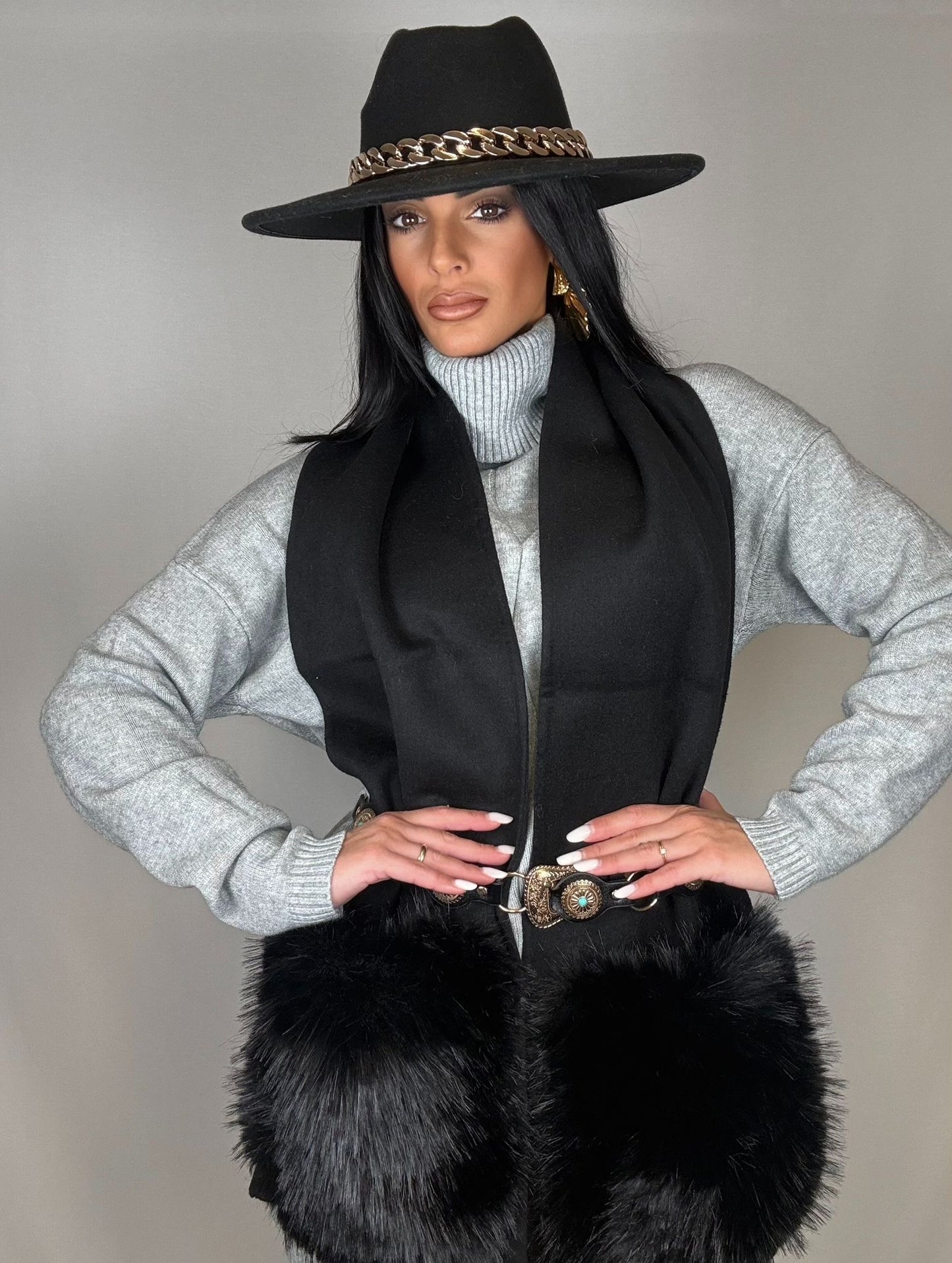 Maxi dolcevita grey