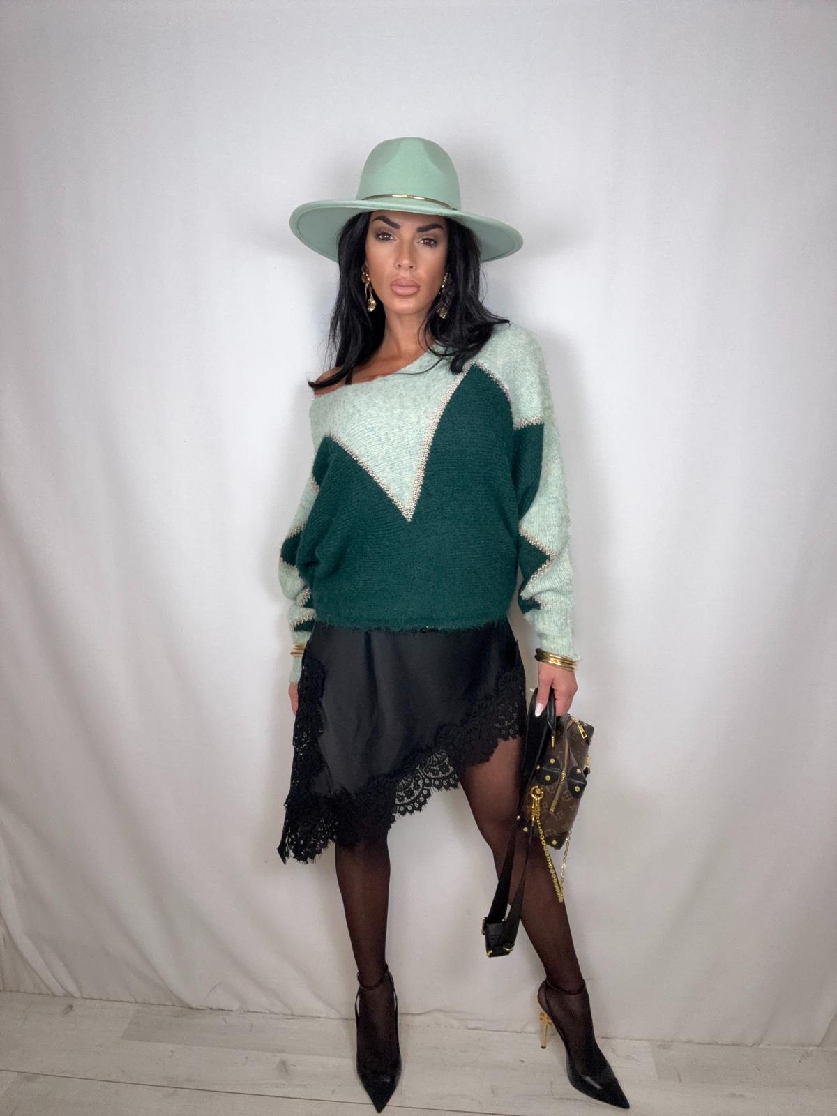 Maglione double green