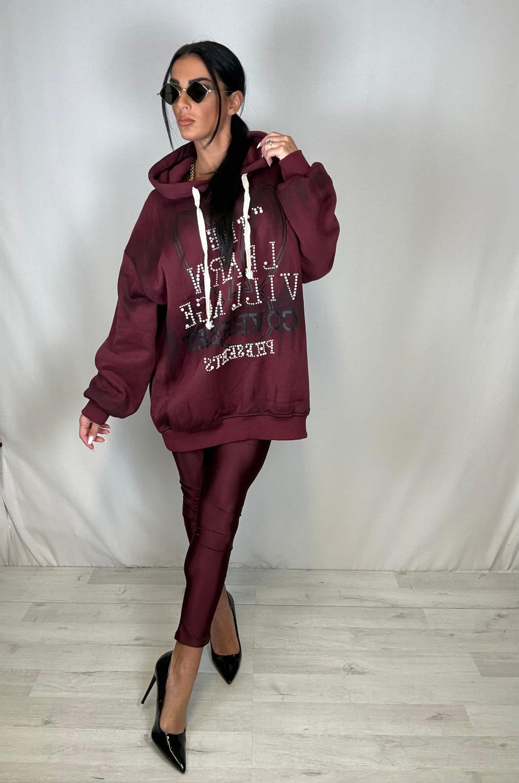 Leggins bordeaux