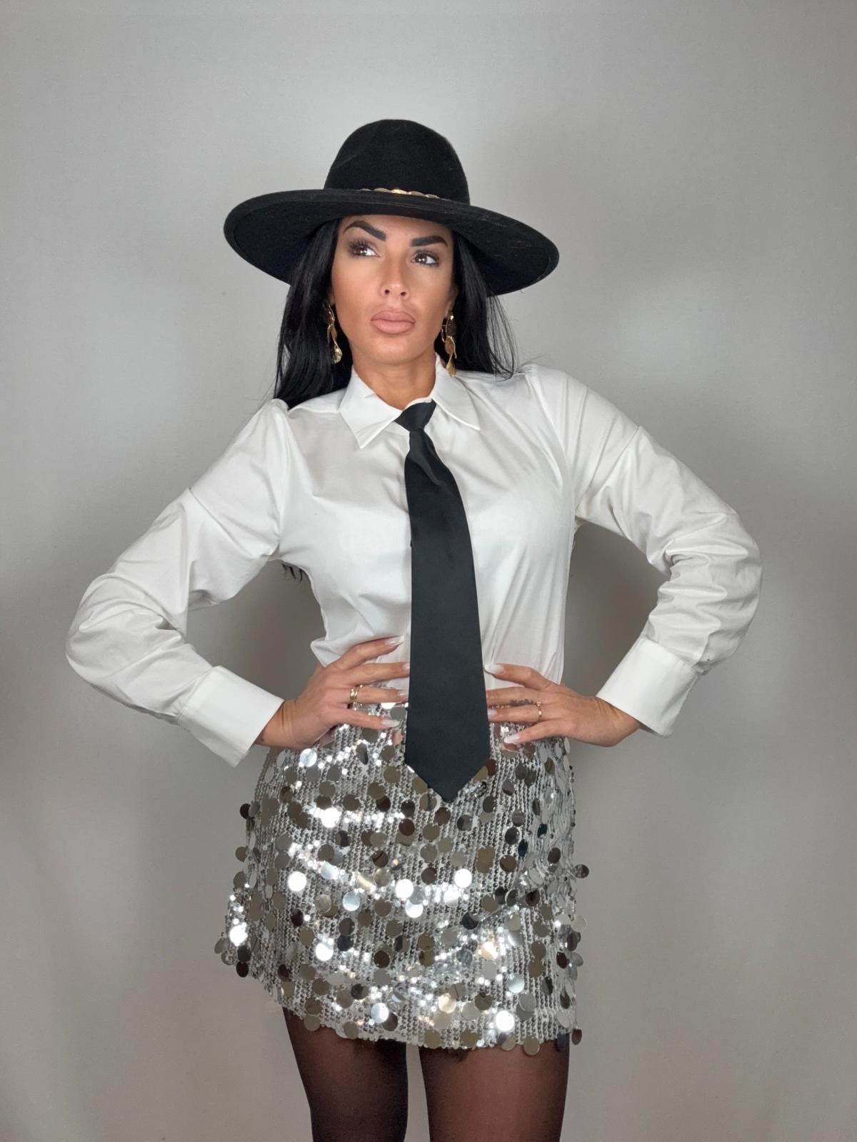 Gonna argento Glamour