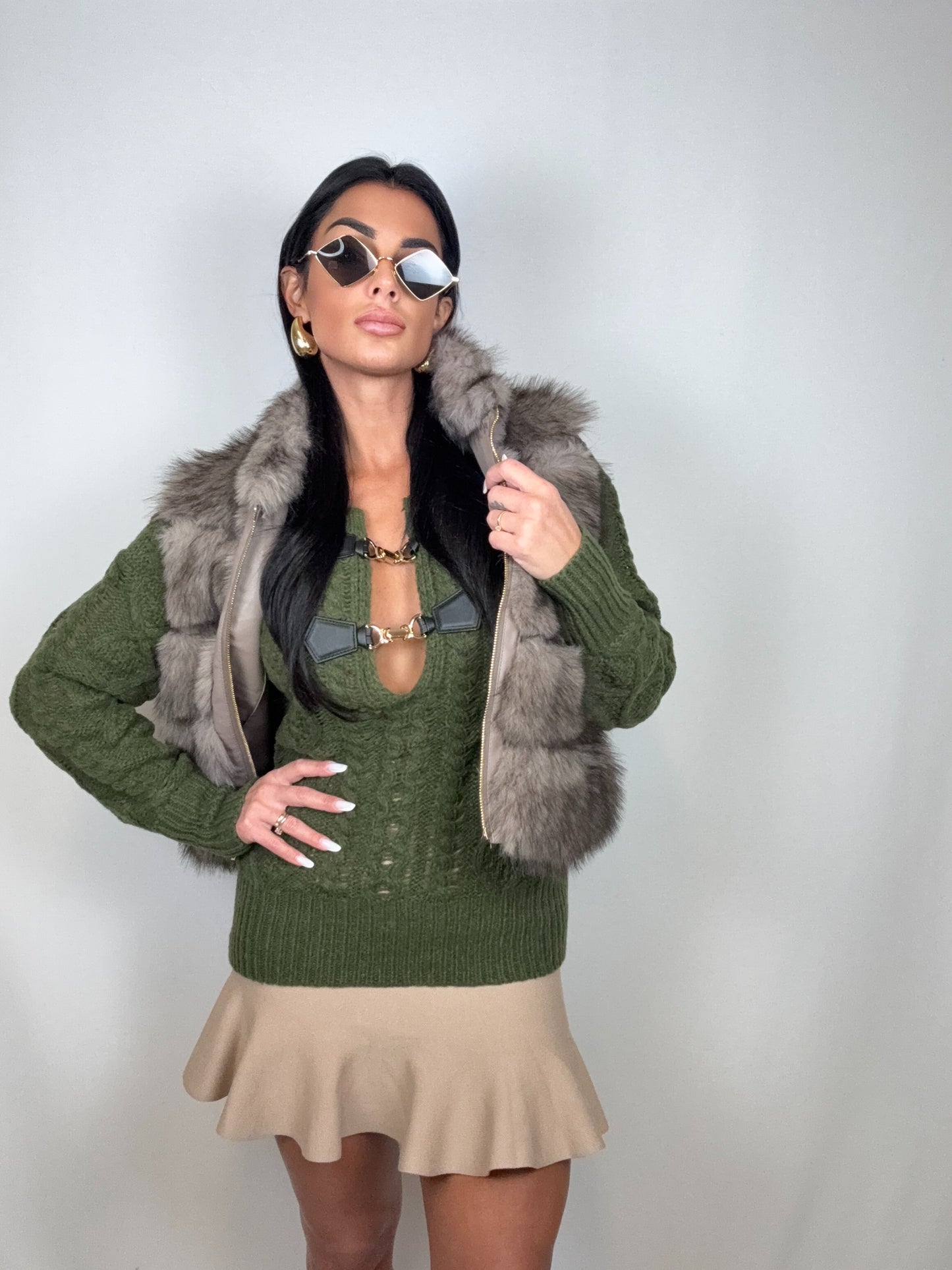 Maglione vanity Green